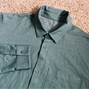 Lululemon Commission Shirt Men's XL Green